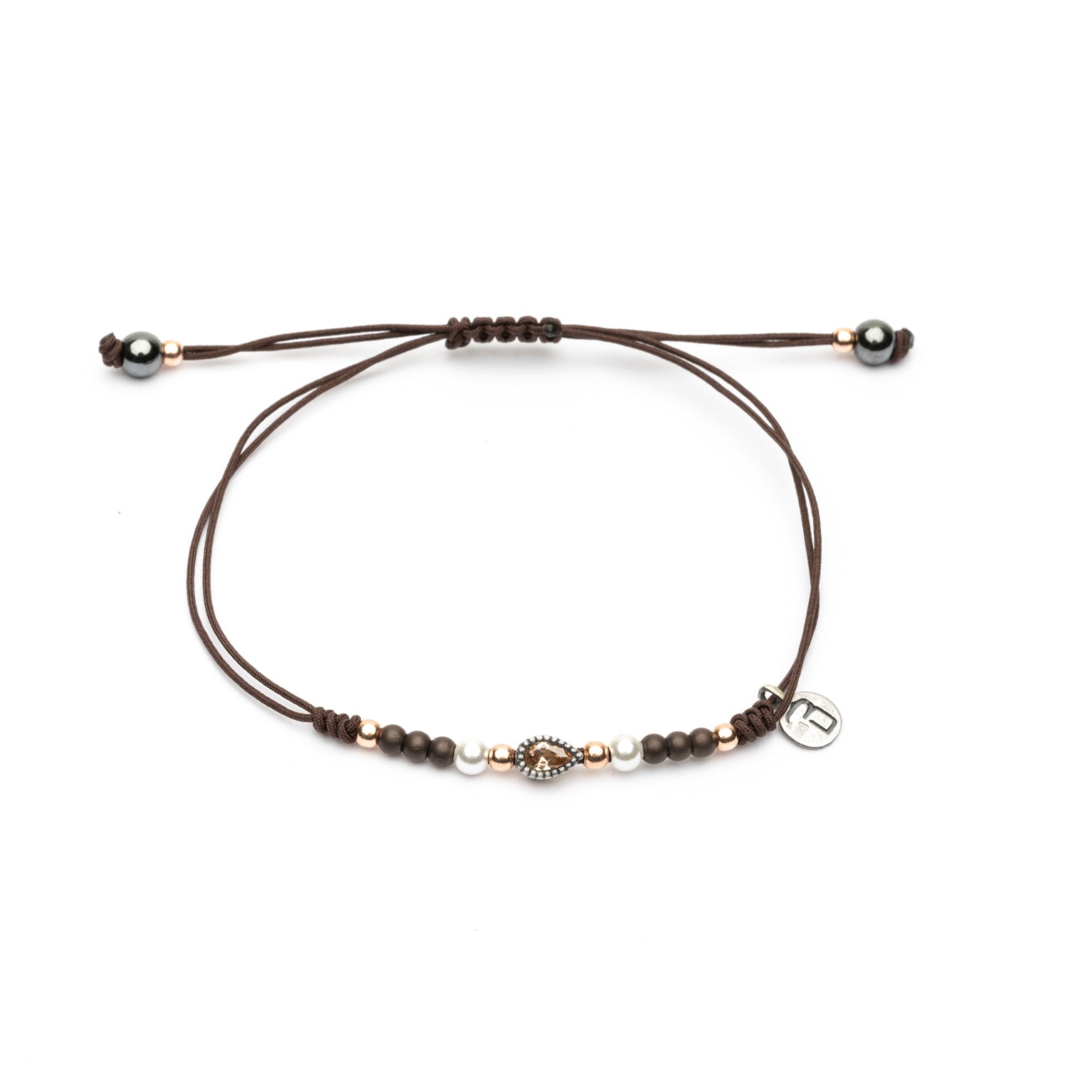 Pulsera Plata Macramé
