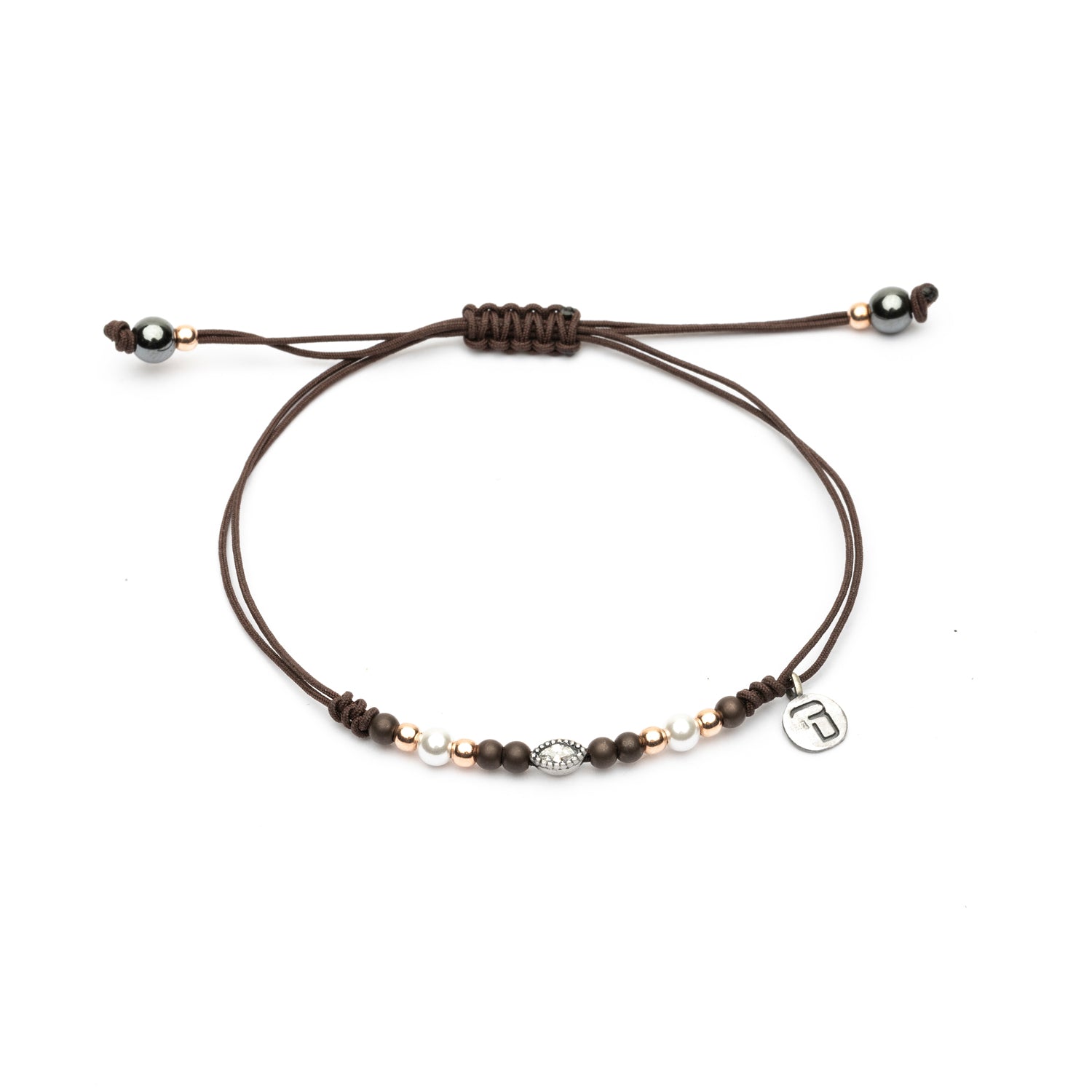 Pulsera Plata Macramé