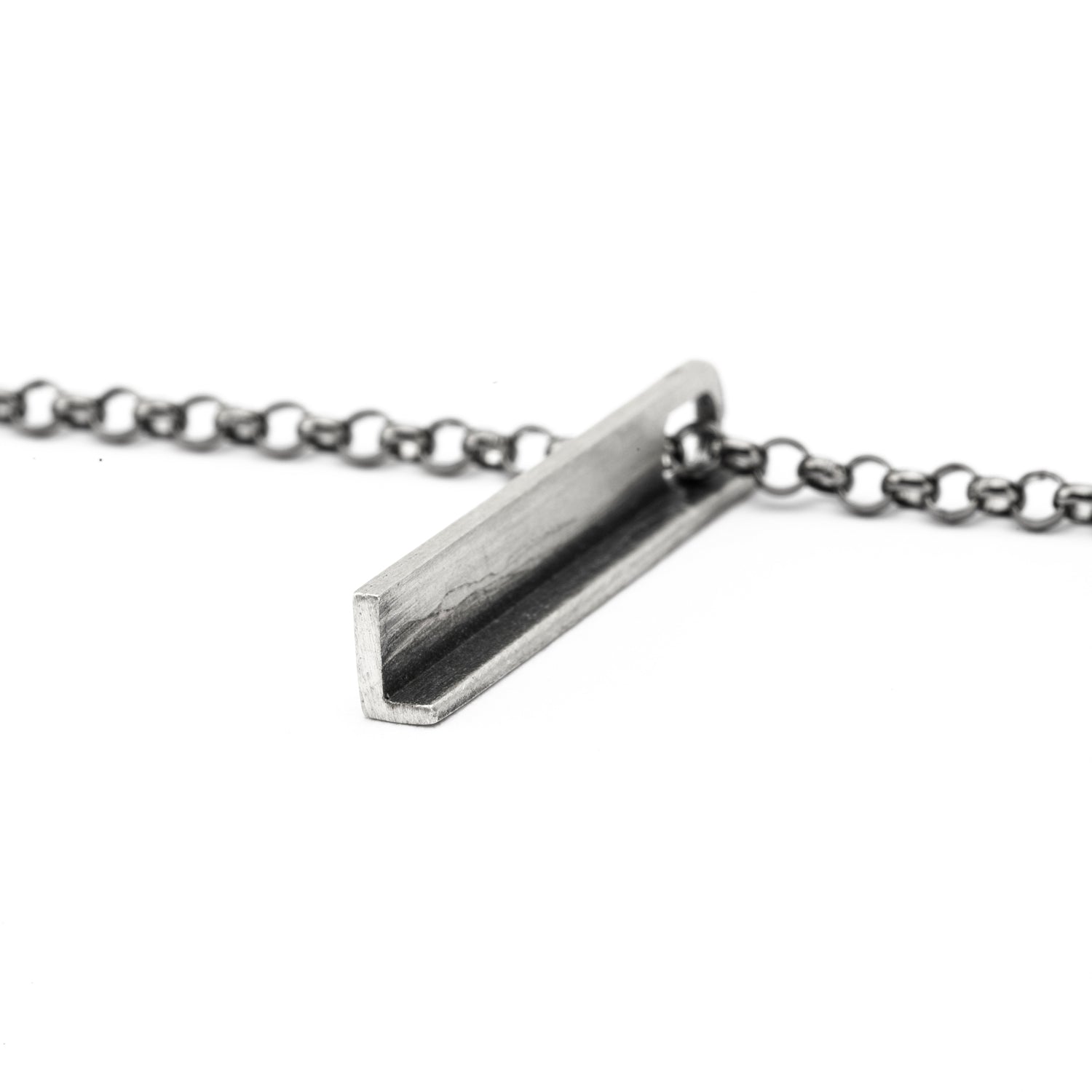 Colgante Plata Largo Mensaje Secreto