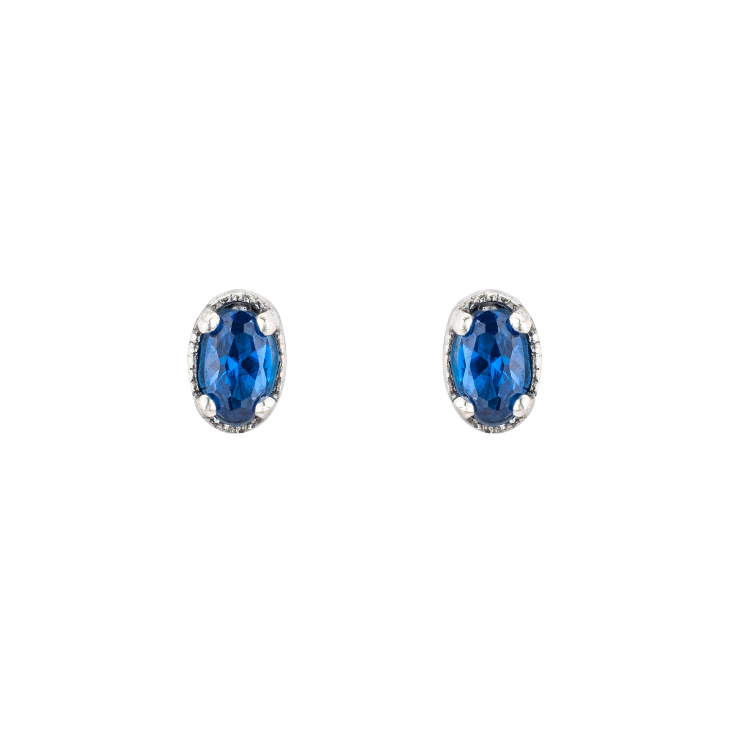 Pendientes botón plata pequeños
