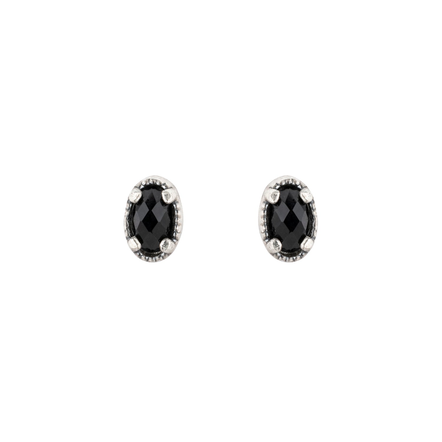 Pendientes botón plata pequeños