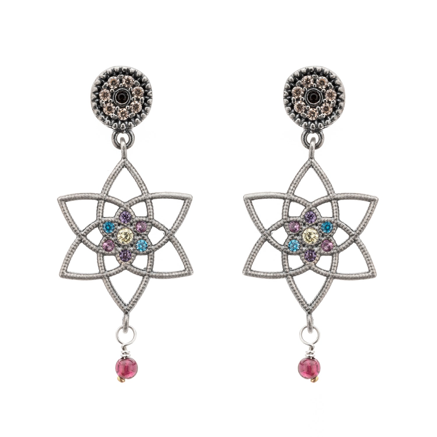 Pendientes Plata Estrella Grande