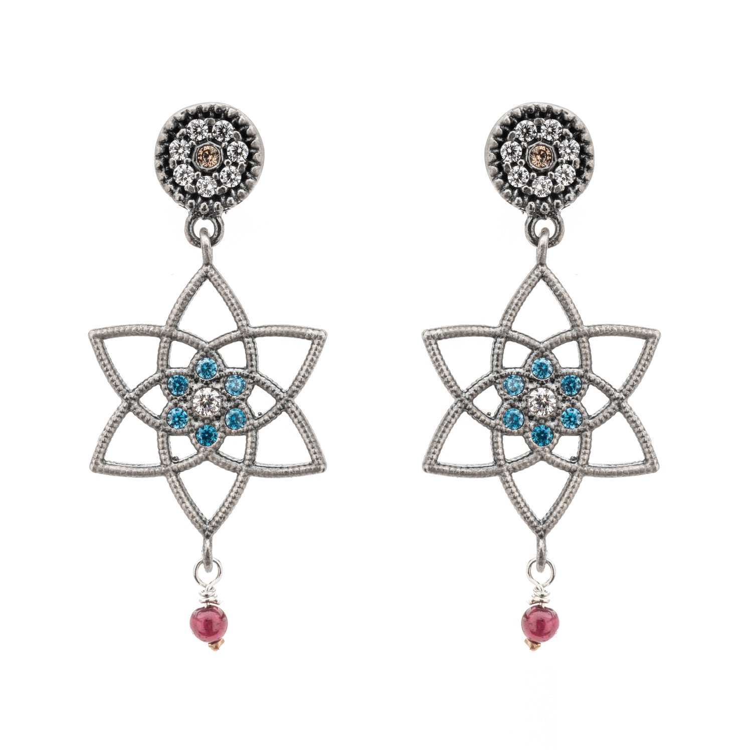 Pendientes Plata Estrella Grande