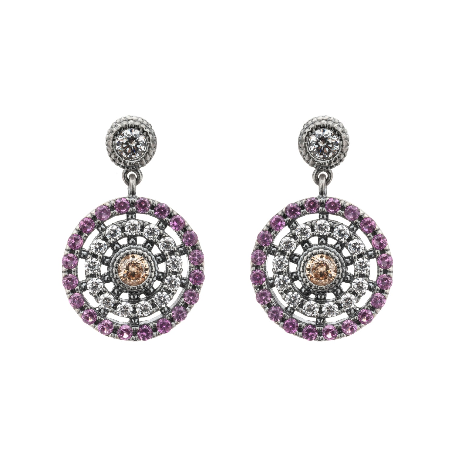 Pendientes Plata Circulo Grande