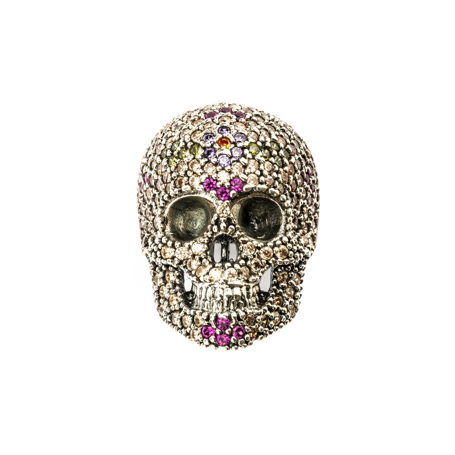 Anillo plata calavera