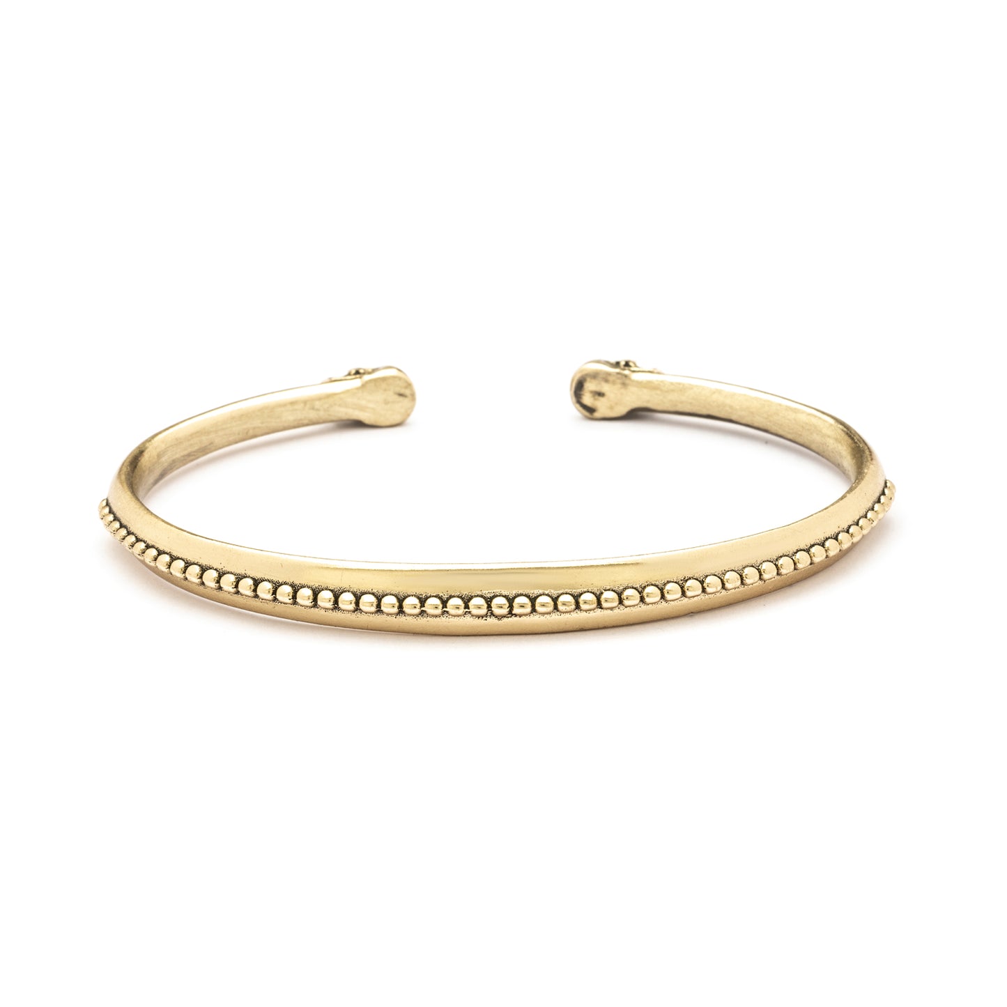 SKS280 PULSERA ESCLAVA ORO 1KT CALAVERAS - PUNTOS