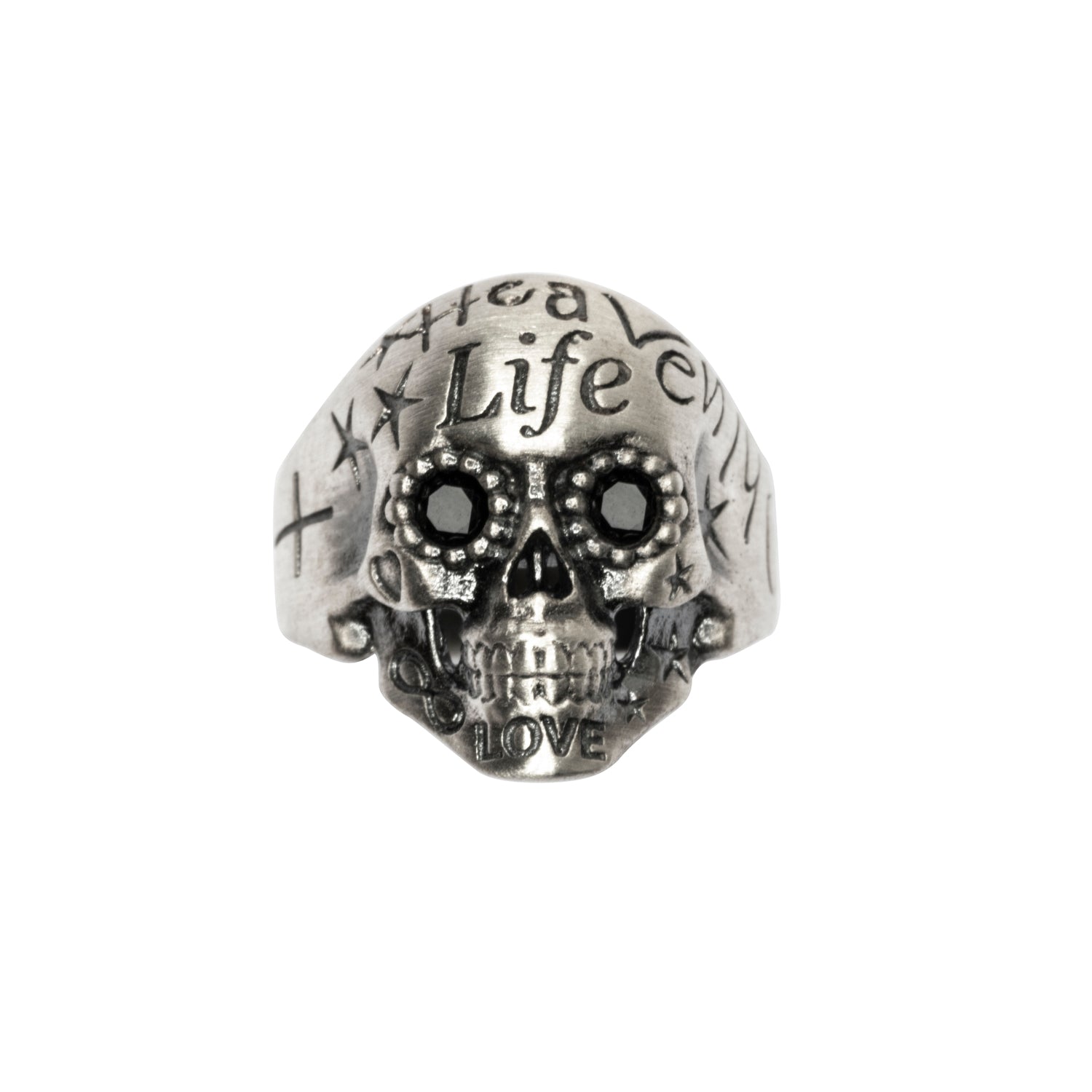 Anillo Calavera Life Plata Pequeño
