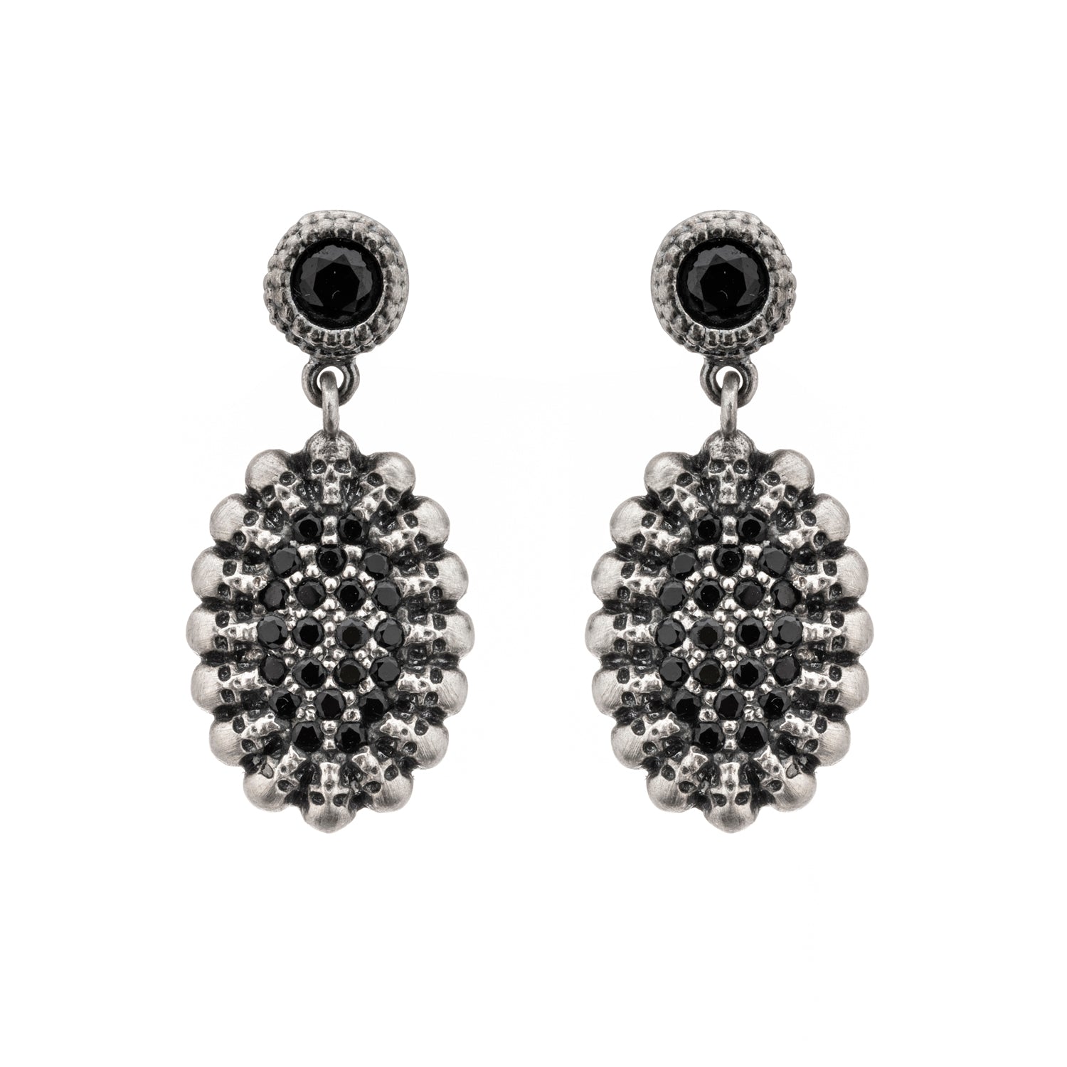 Pendientes Calavera Plata