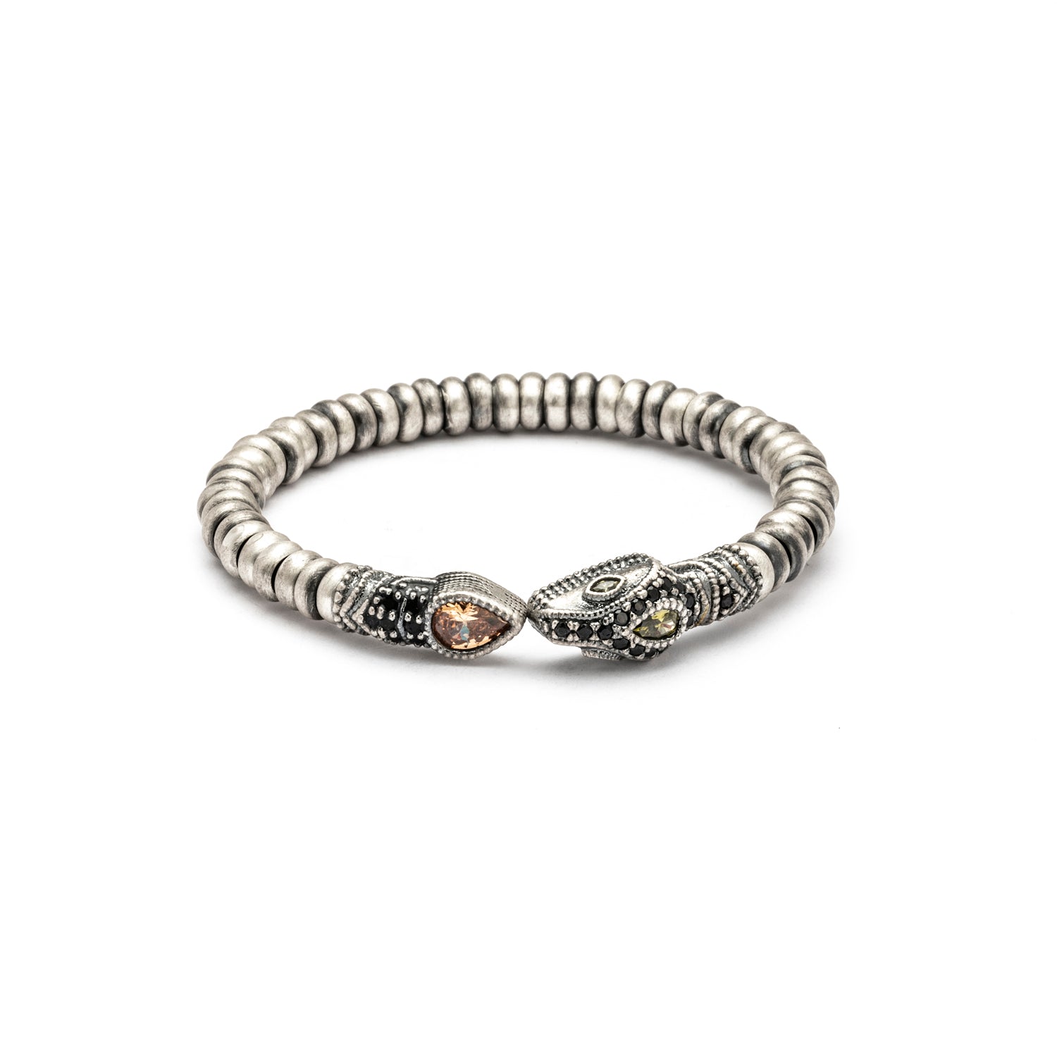 Pulsera plata y oro rosa