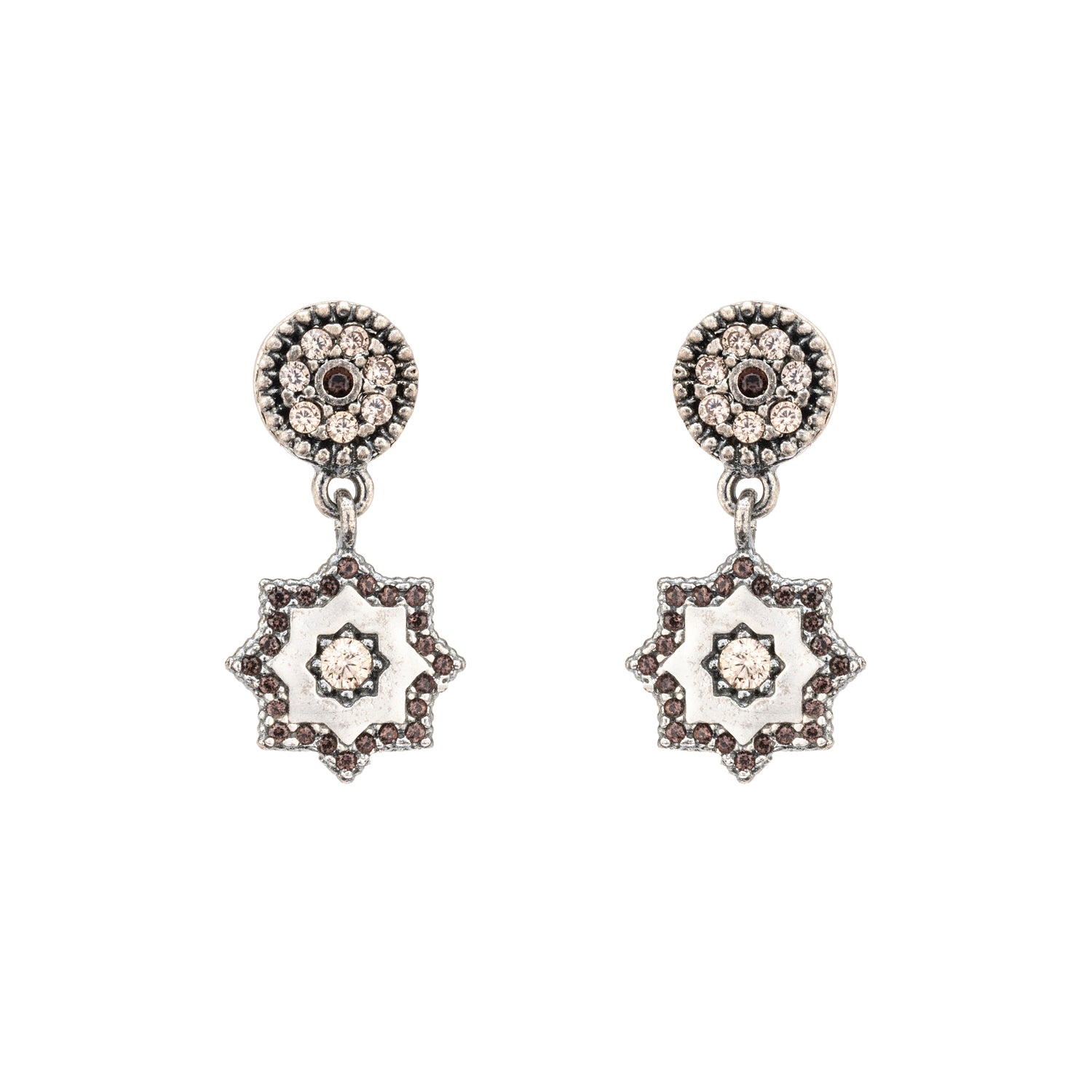 Pendientes Estrella Plata