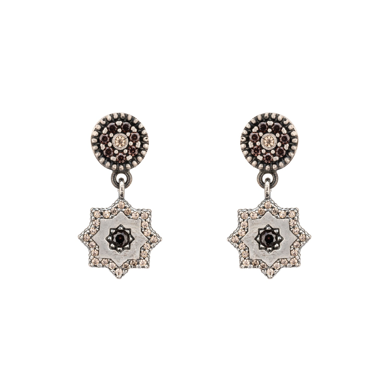 Pendientes Estrella Plata