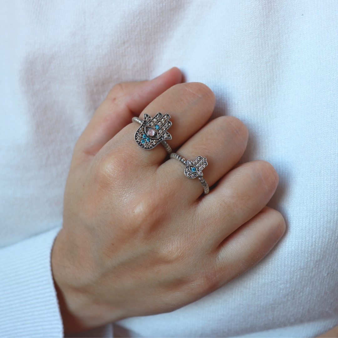 Anillo plata fátima mini