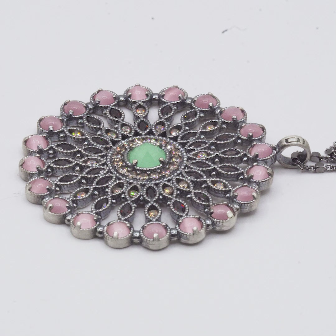 Colgante Plata Navettes