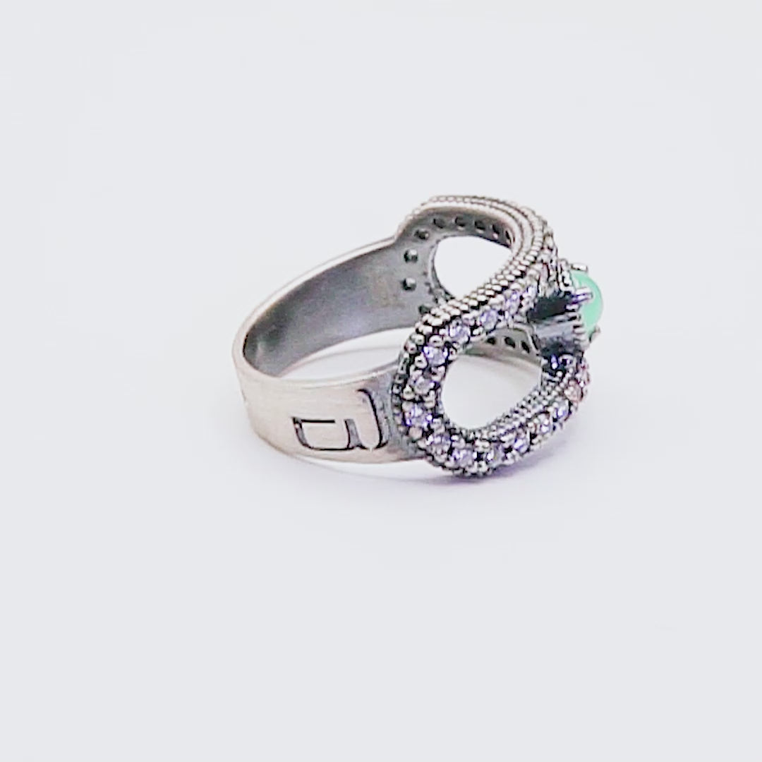 Anillo plata fátima