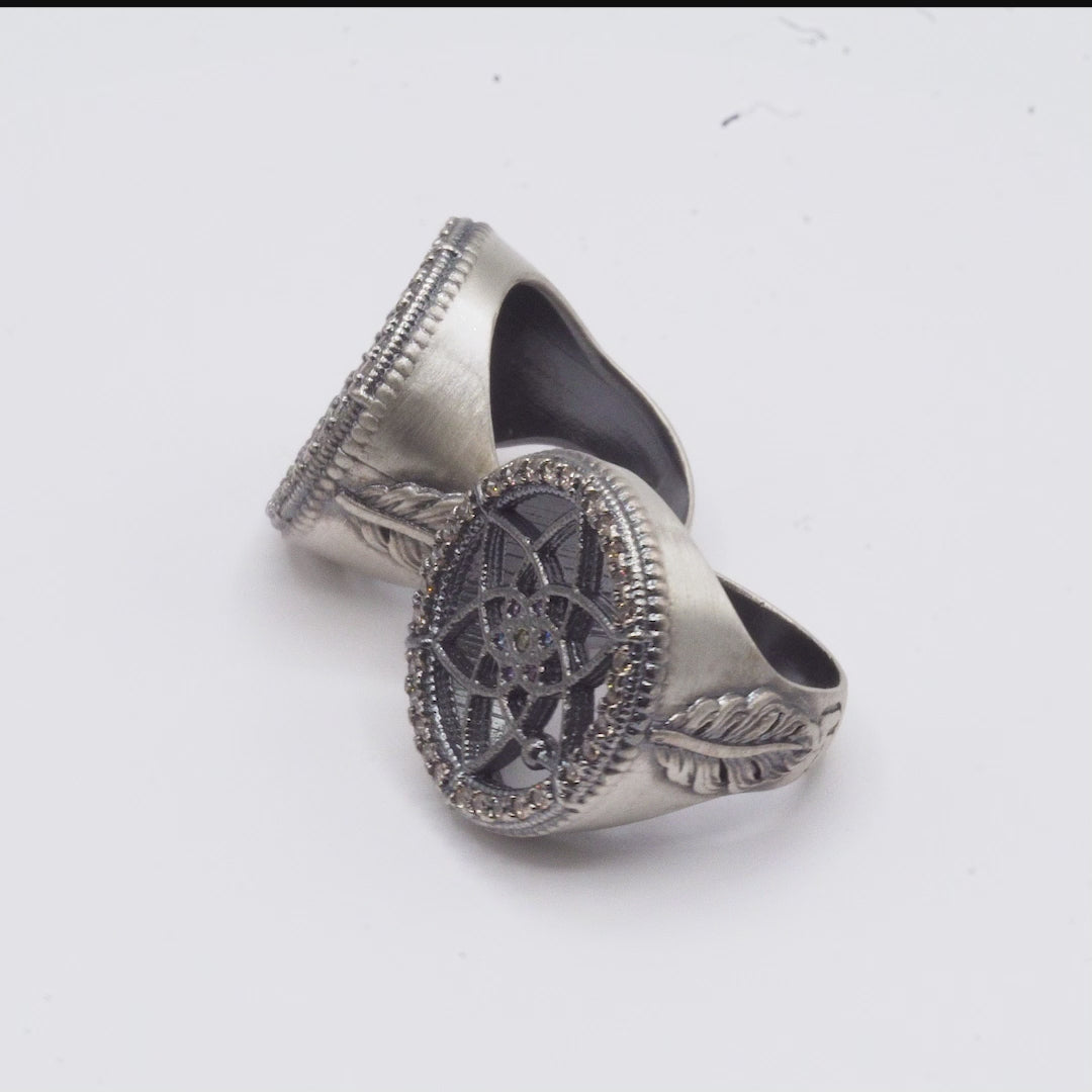Anillo Plata Atrapasueños