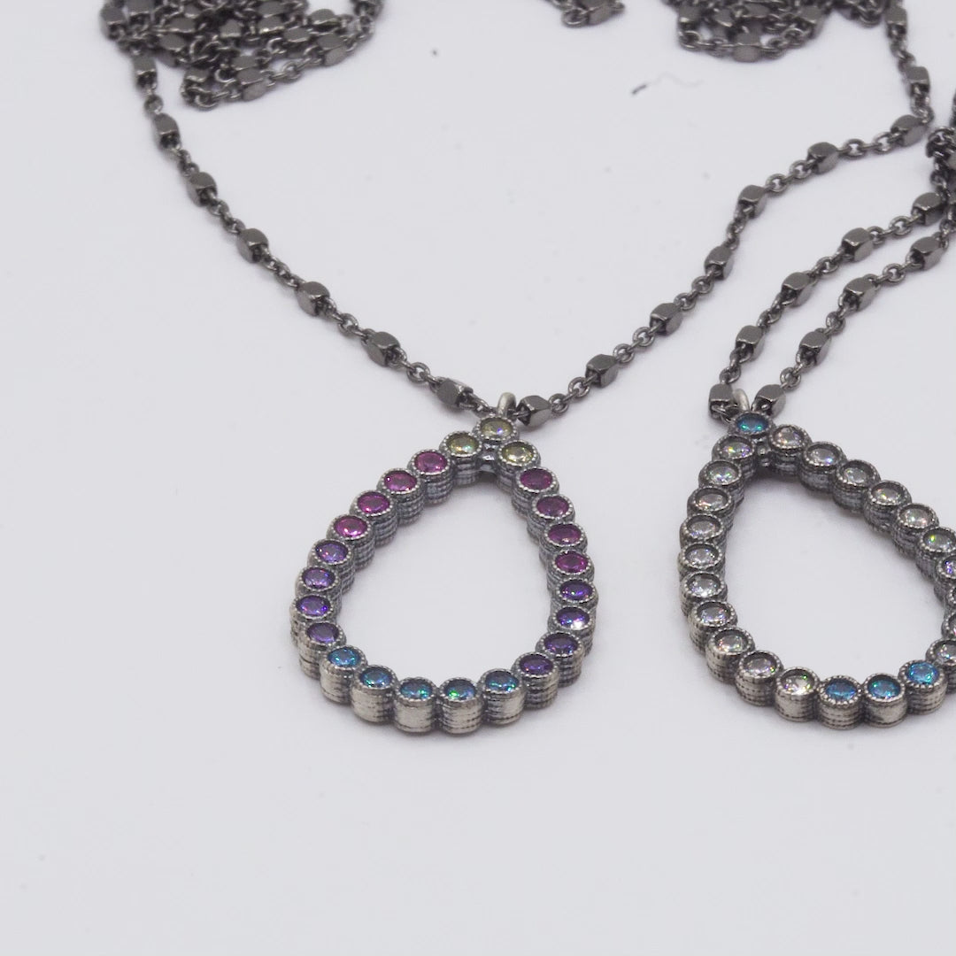 Colgante Plata Gota de Aros