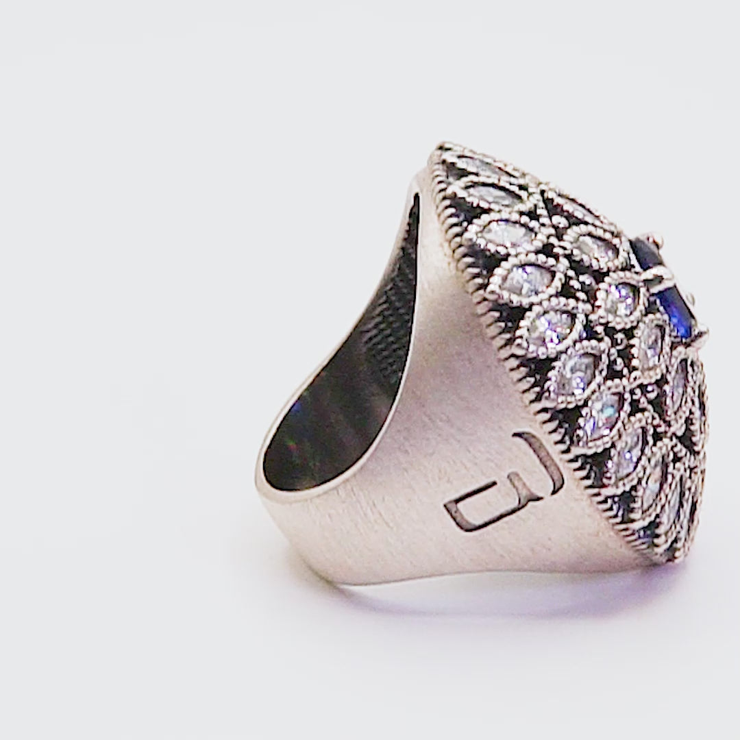 Anillo plata elegante