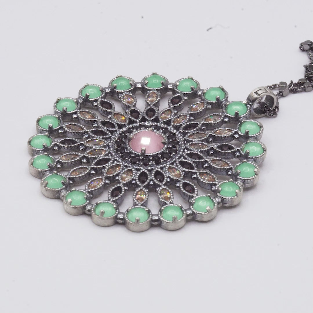Colgante Plata Navettes