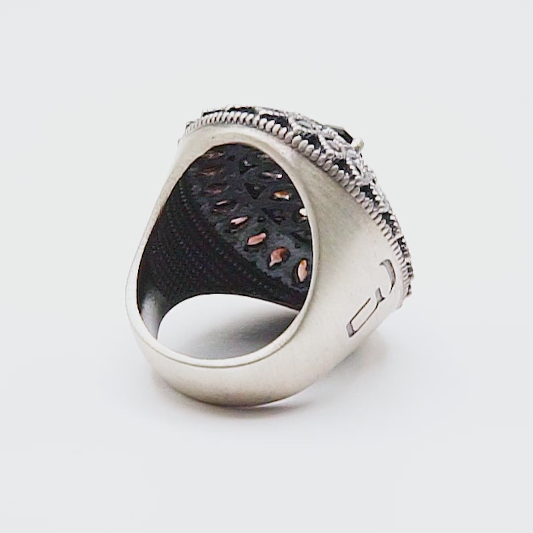 Anillo plata elegante