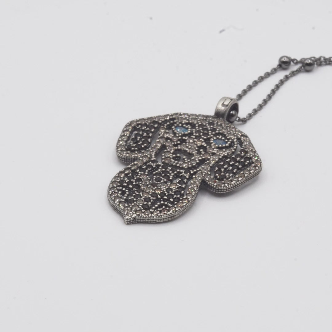 Colgante Plata Silueta Teckel