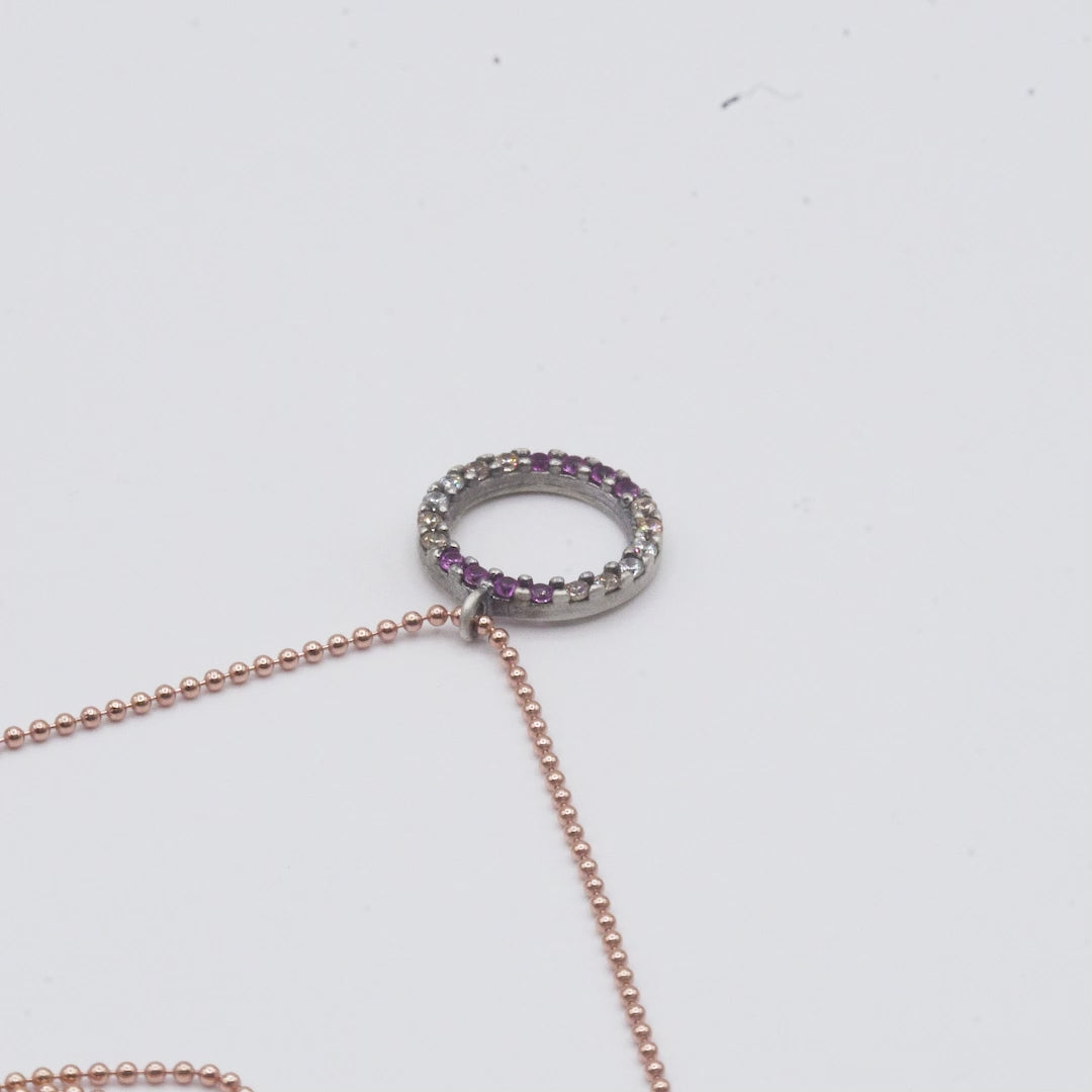 Colgante Plata Aro Circonitas