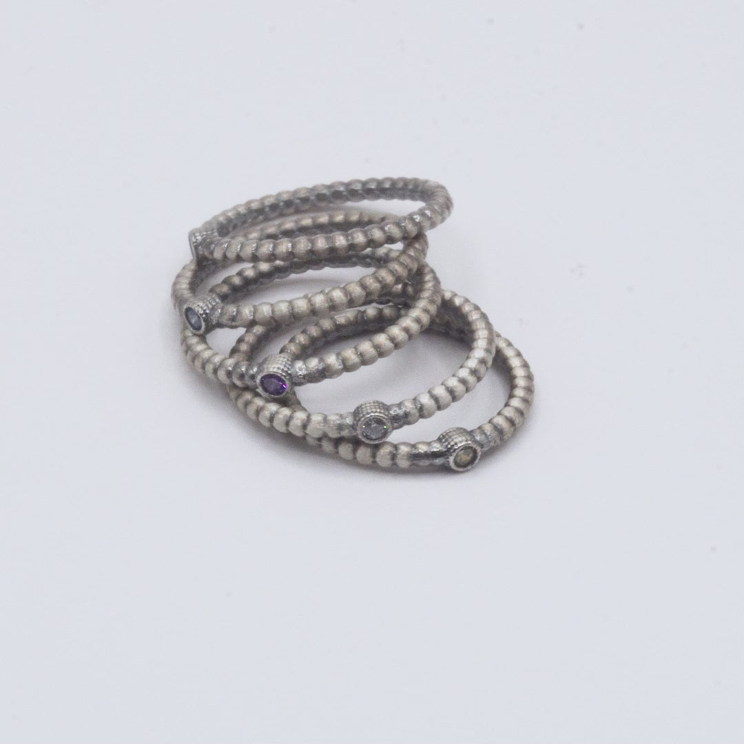 Anillo Plata Circonita