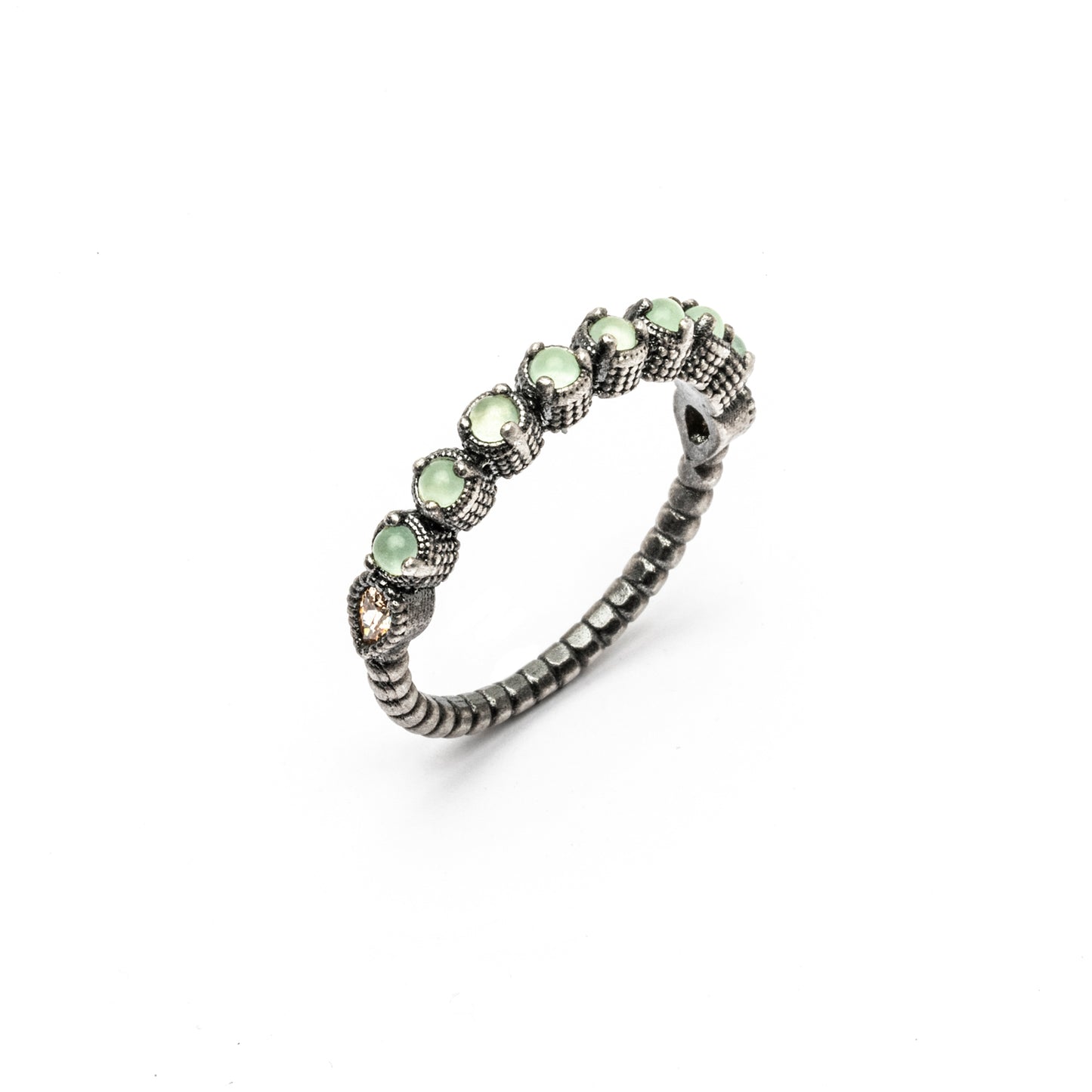 15492 ANILLO PLATA CALCEDONIA
