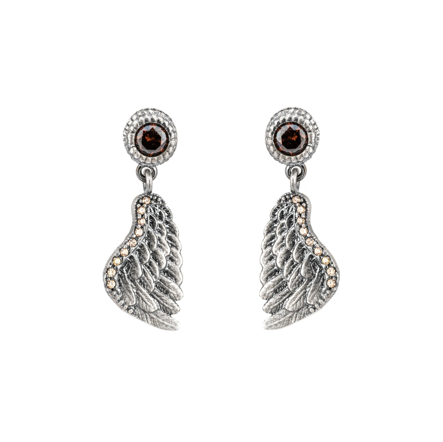 Pendientes plata ala águila