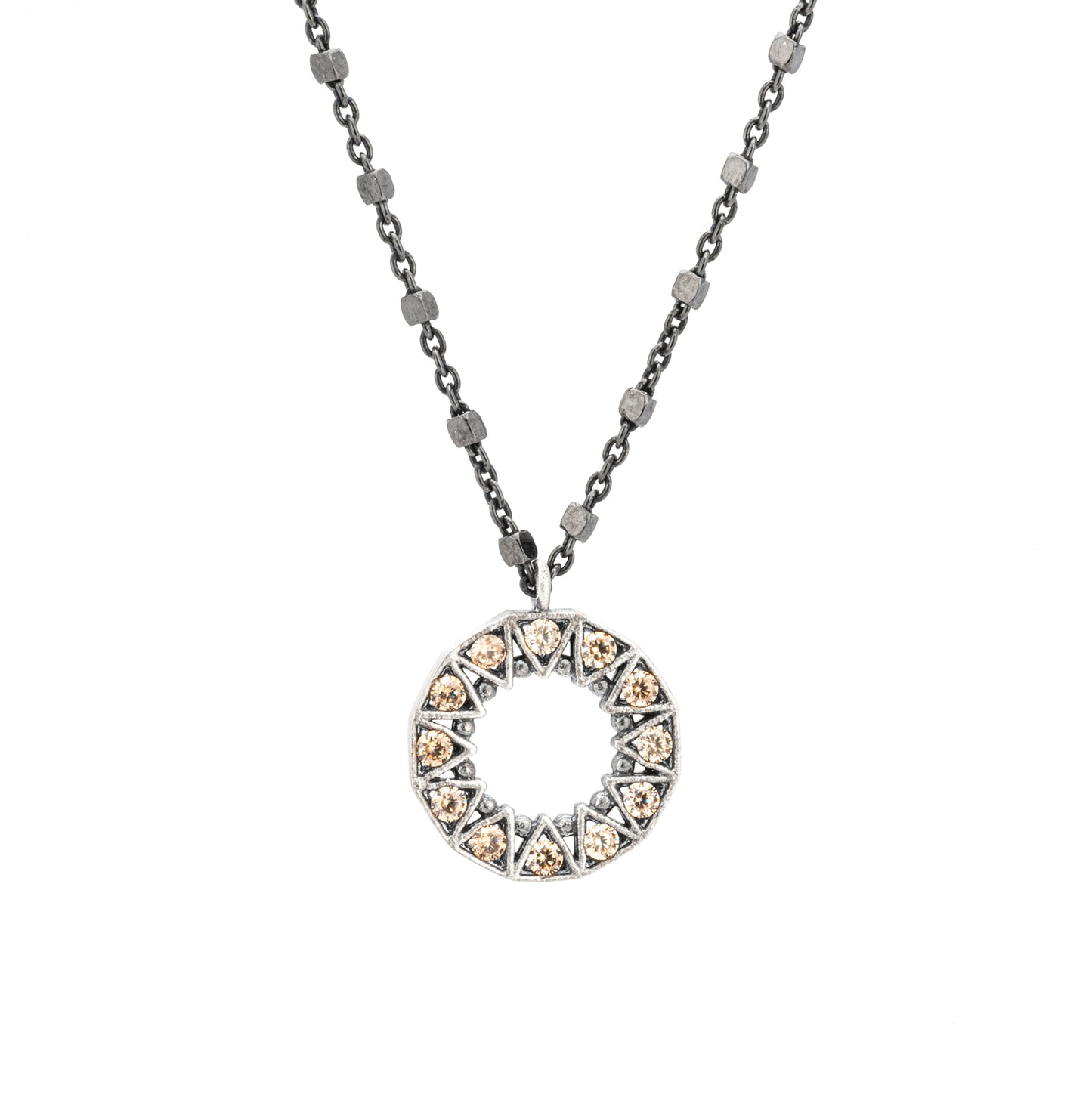 C832 COLGANTE PLATA ORLA CIRCONITAS CAVA