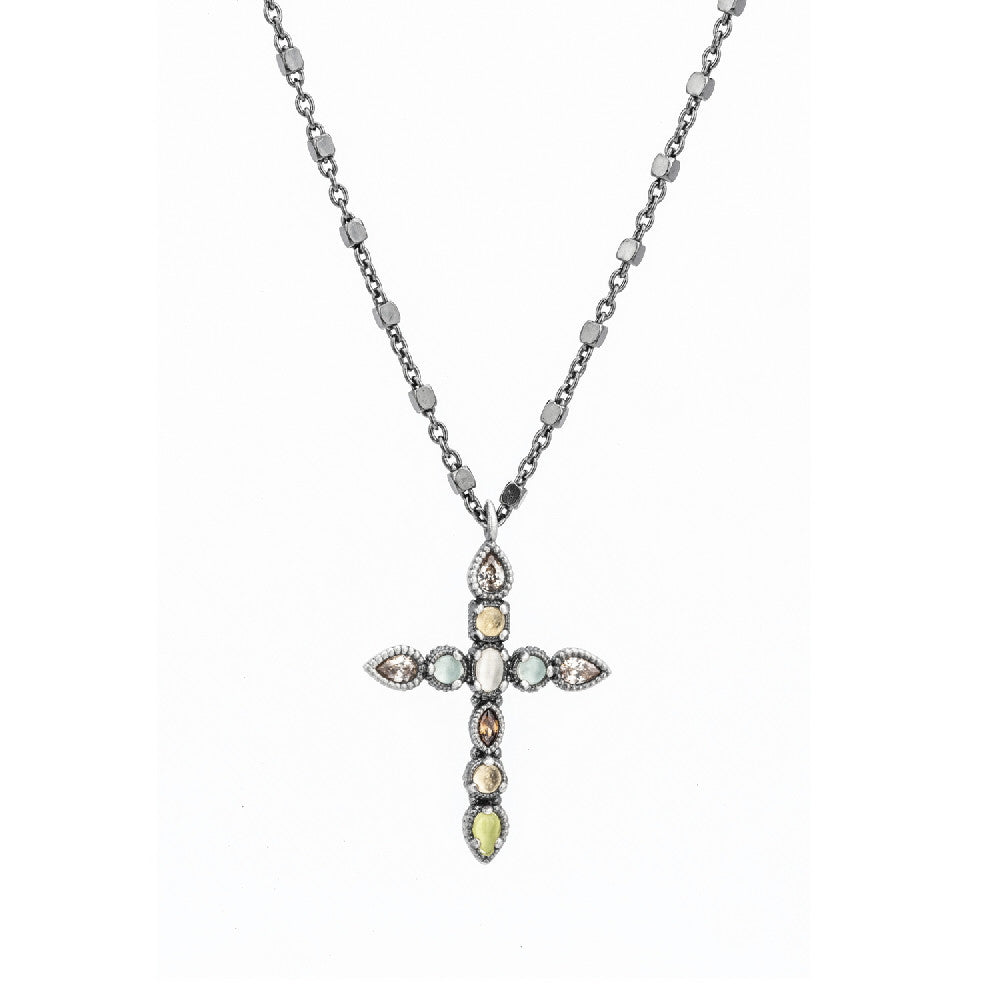 Colgante plata cruz