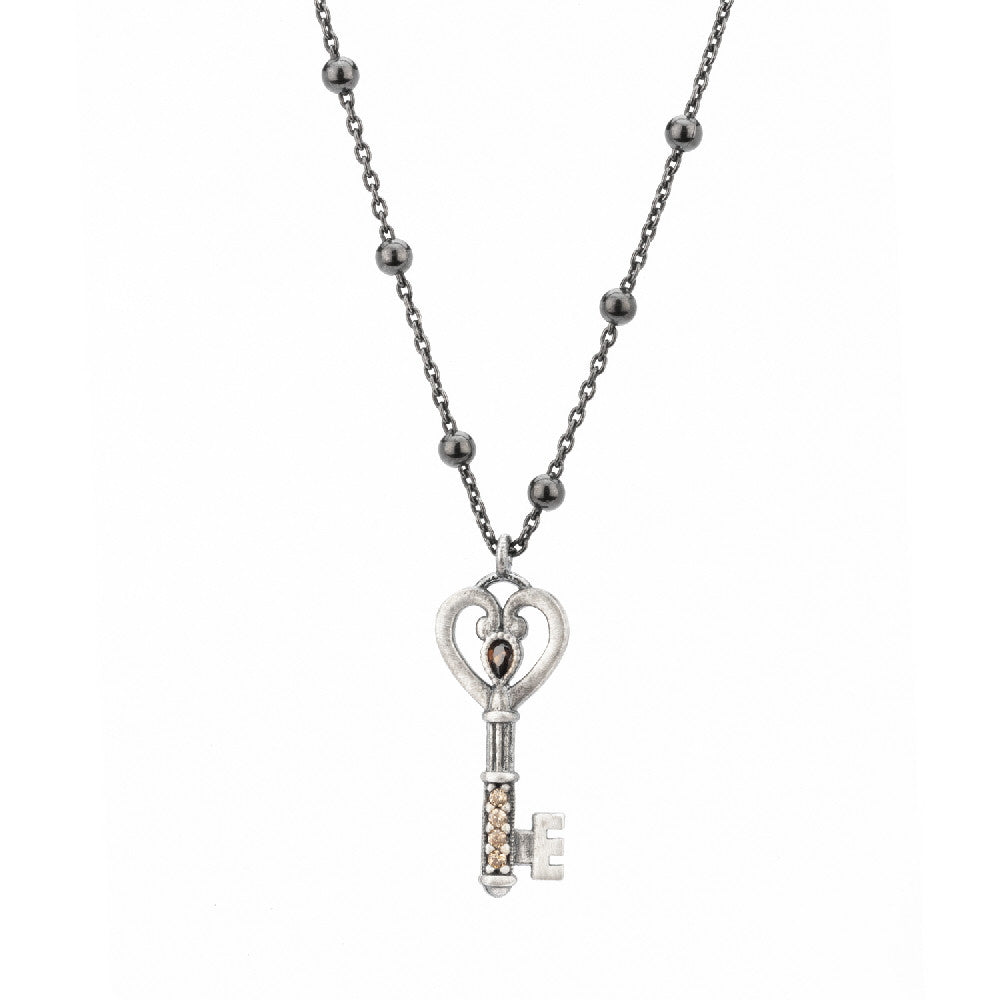 Colgante llave de plata
