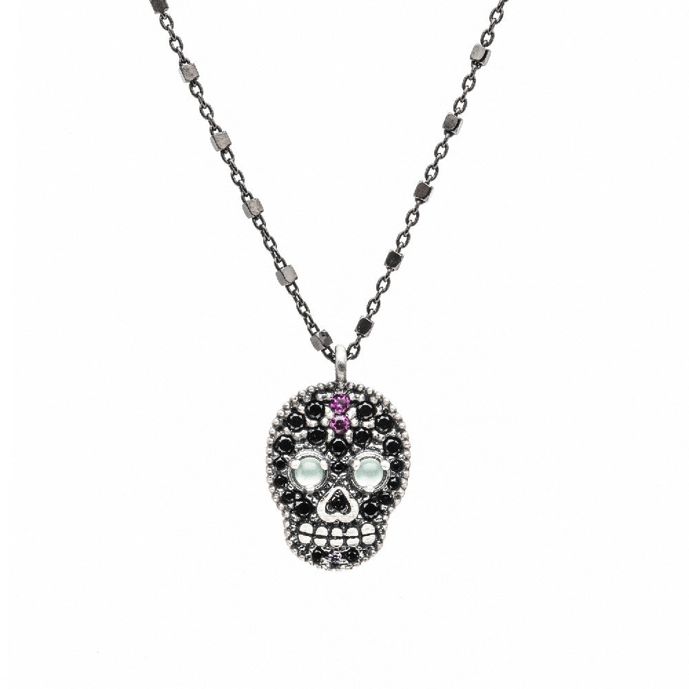 Colgante plata calavera
