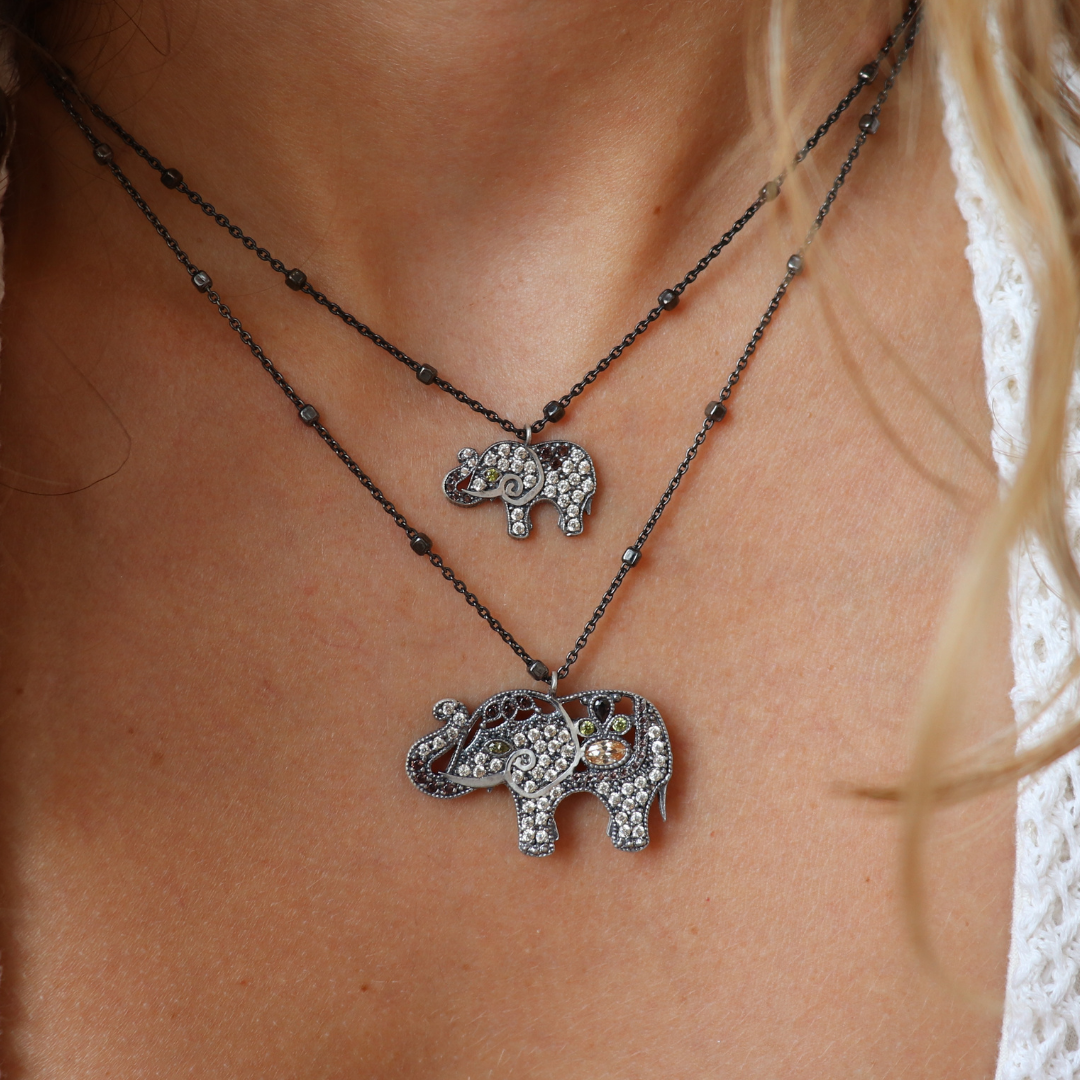 Colgante Plata Elefante