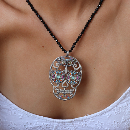 Colgante Calavera XL Plata