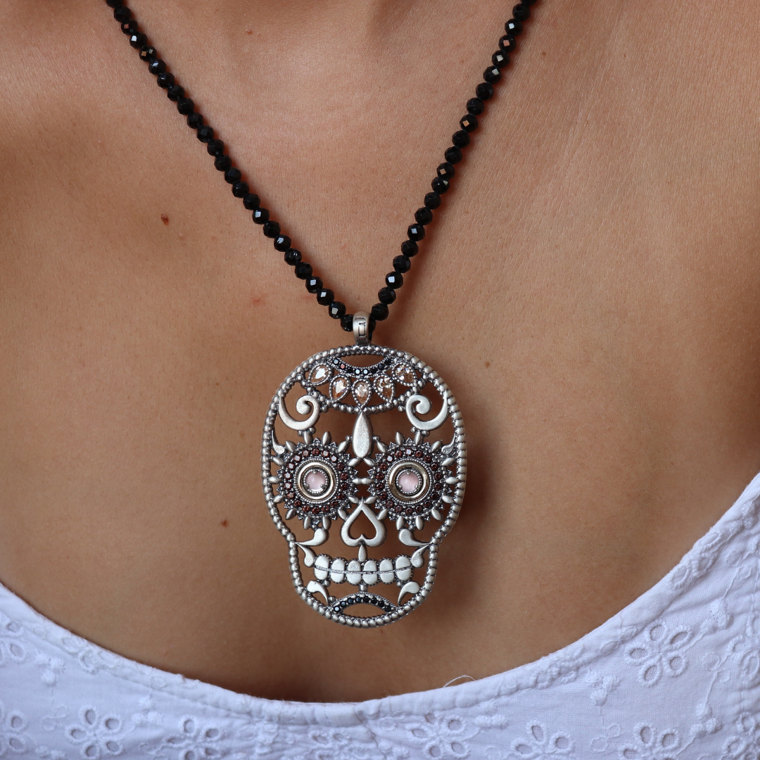 Colgante Calavera XL Plata