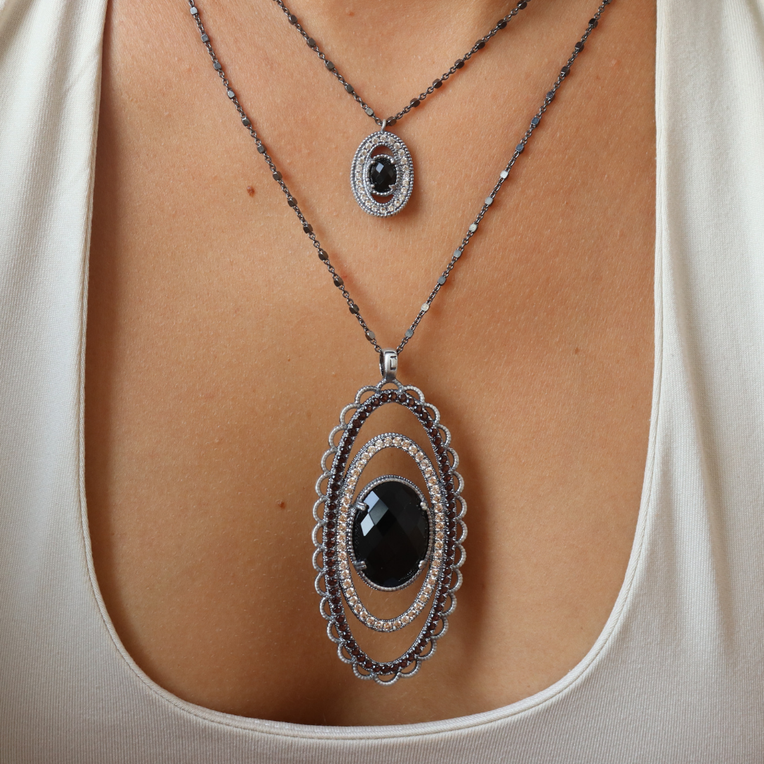 Colgante Plata Orla Circonitas