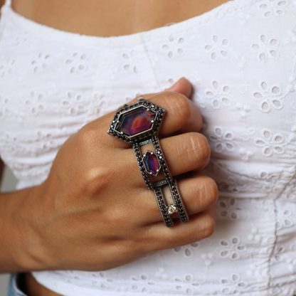 Anillo Plata Circonitas