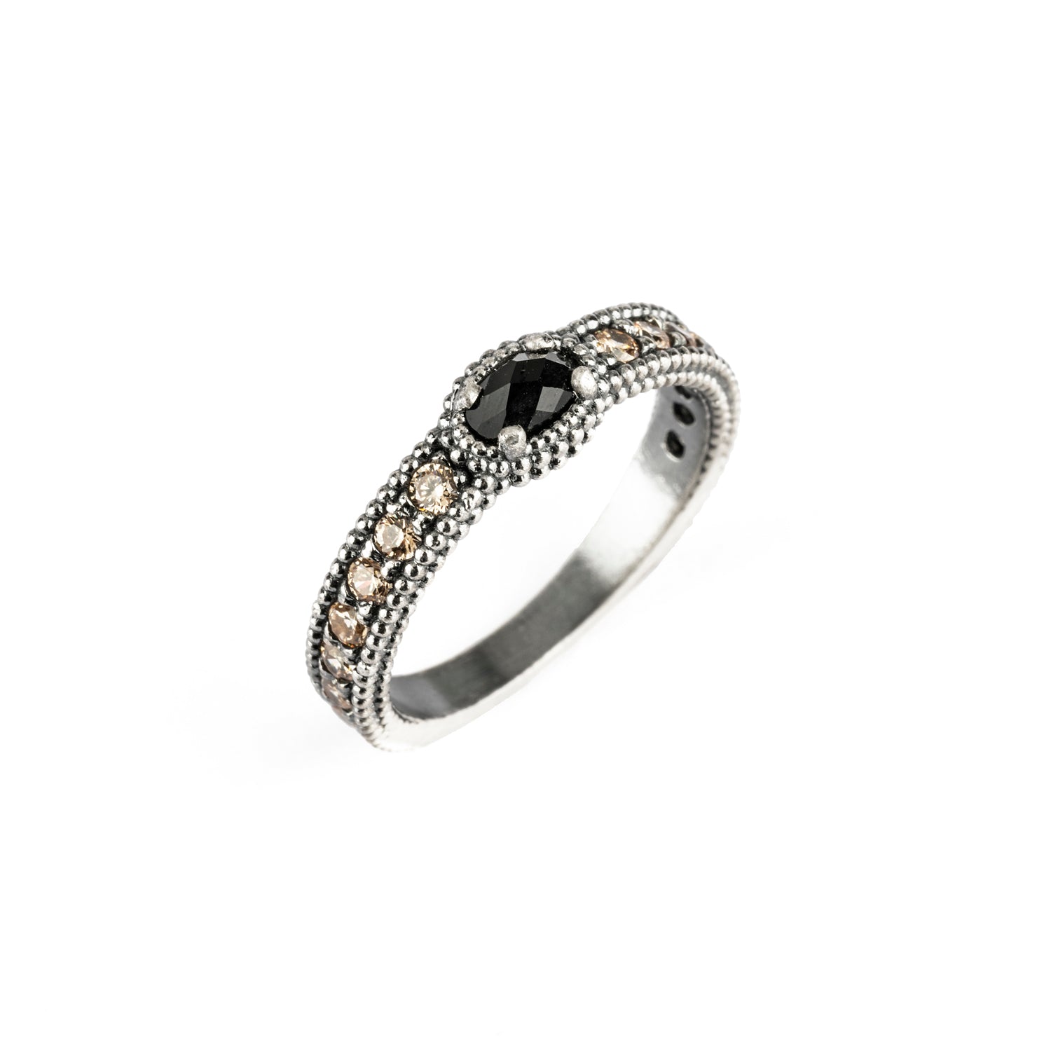 Anillo plata elegante pequeño