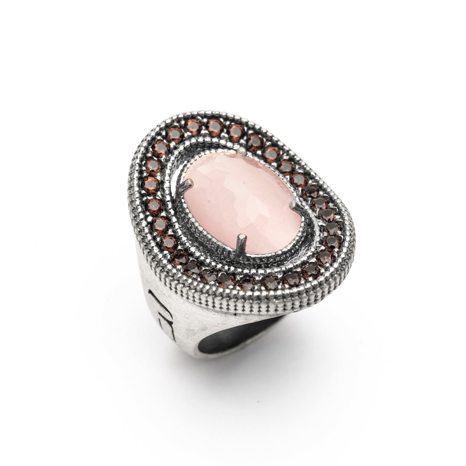 Anillo Plata Ovalado Orla Circonitas