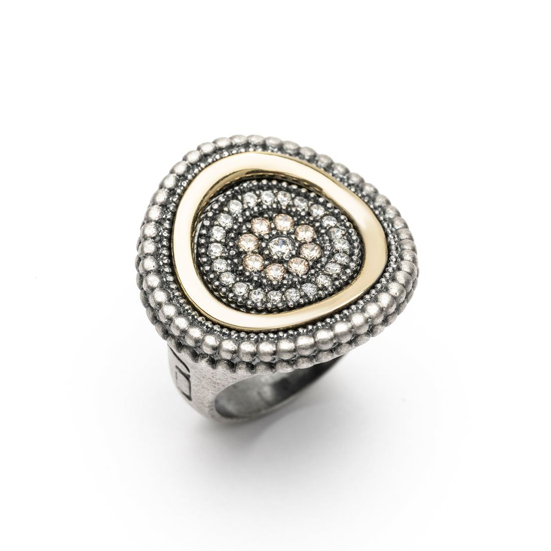 Anillo Plata Bronce Aros