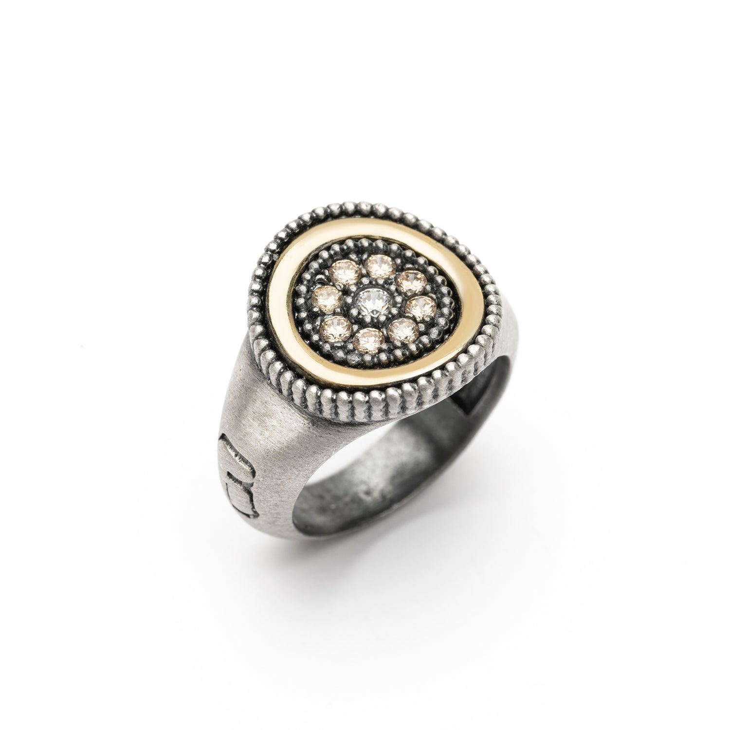 Anillo Plata Bronce Circonitas