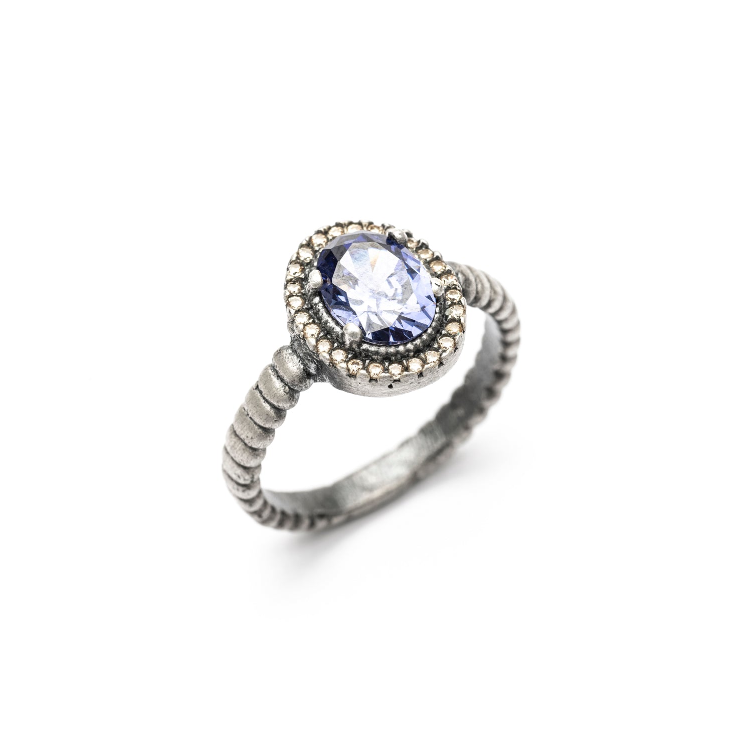 Anillo Plata Circonita