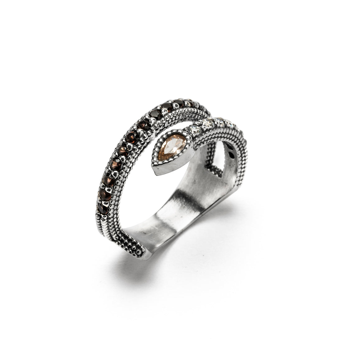 Silver Ring Zirconia