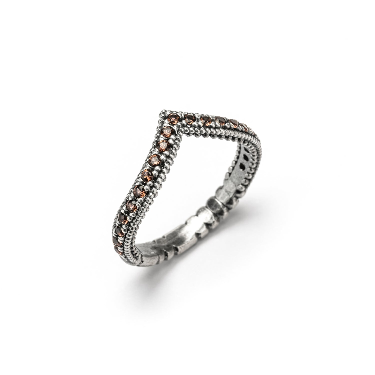 Silver Angle Ring