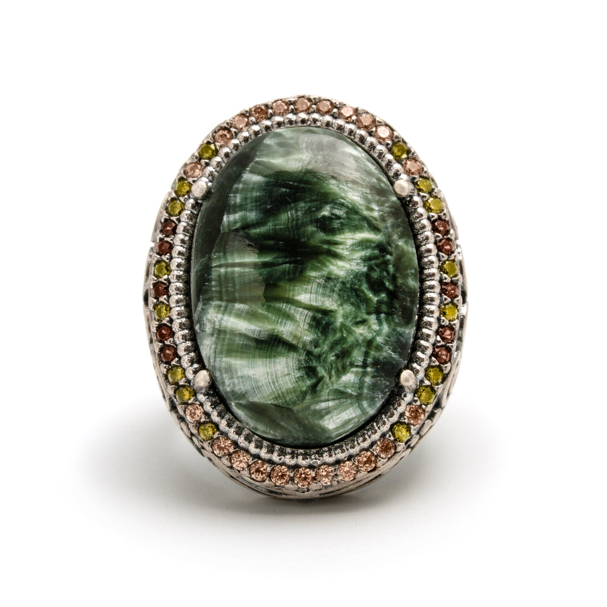 Anillo plata seraphinite