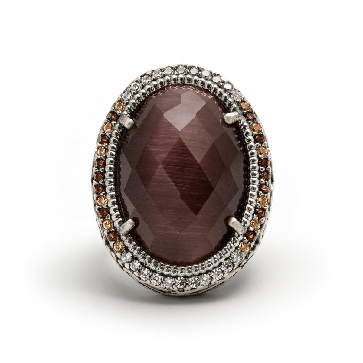 Anillo plata ojo de gato