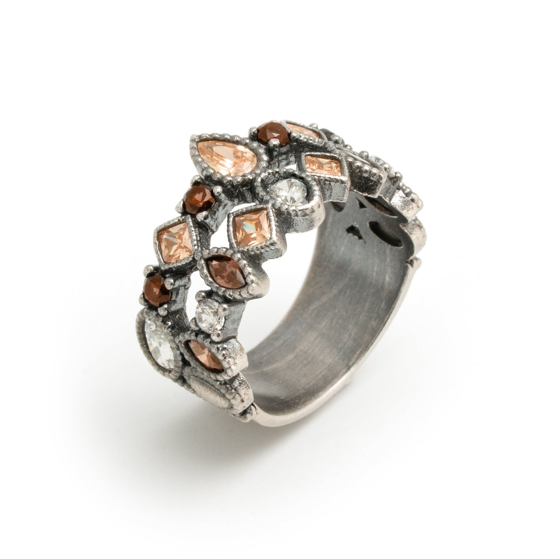Anillo ancho plata