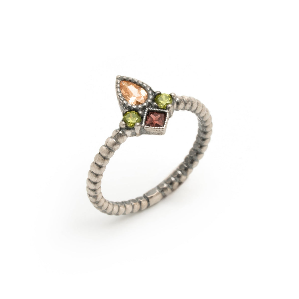 Anillo plata gota