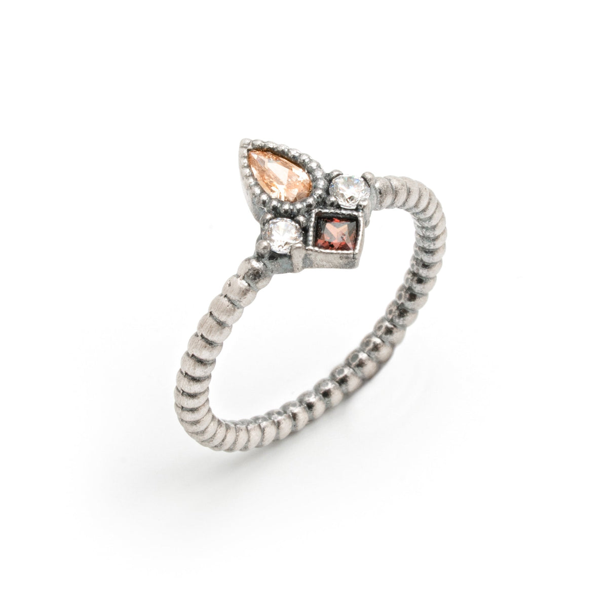 Anillo plata gota