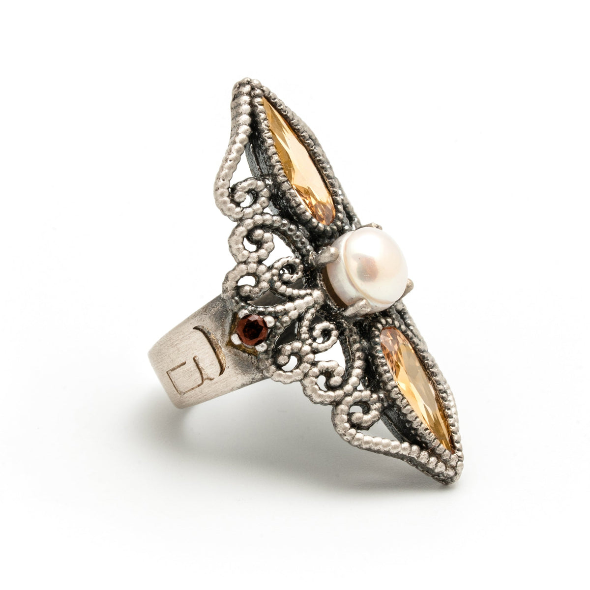Anillo ancho plata